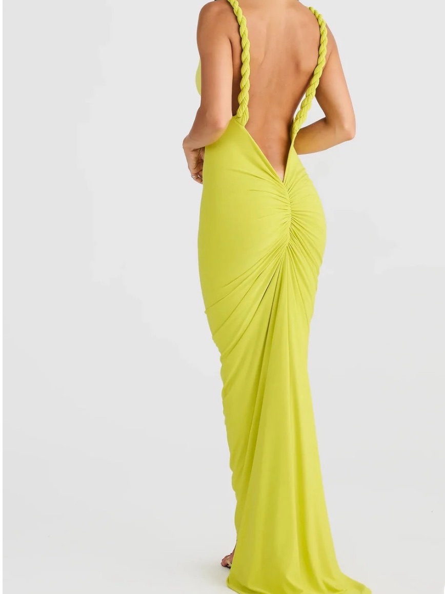 Yelena Gown - Chartreuse